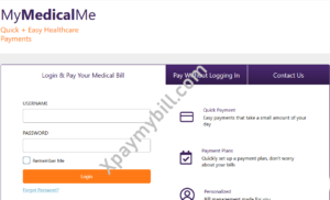 www.mymedicalme.com Pay Bill Online - Login Mymedicalme Bill Pay