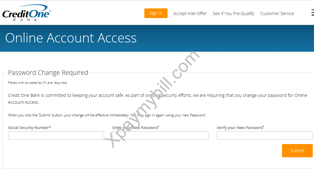 credit one bank login bill payment credit one bank login bill payment