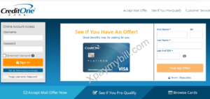 Creditonebank.com Login Payment - Credit One Bank Online Banking Login