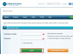 Safety Insurance Login Payment – www.safetyinsurance.com Login