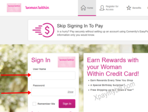 Woman Within Credit Card Payment - Comenity.net