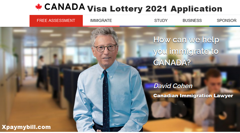 Canadian Visa Lottery 2021-2022 Application Form - Canada Visa Lottery 2021