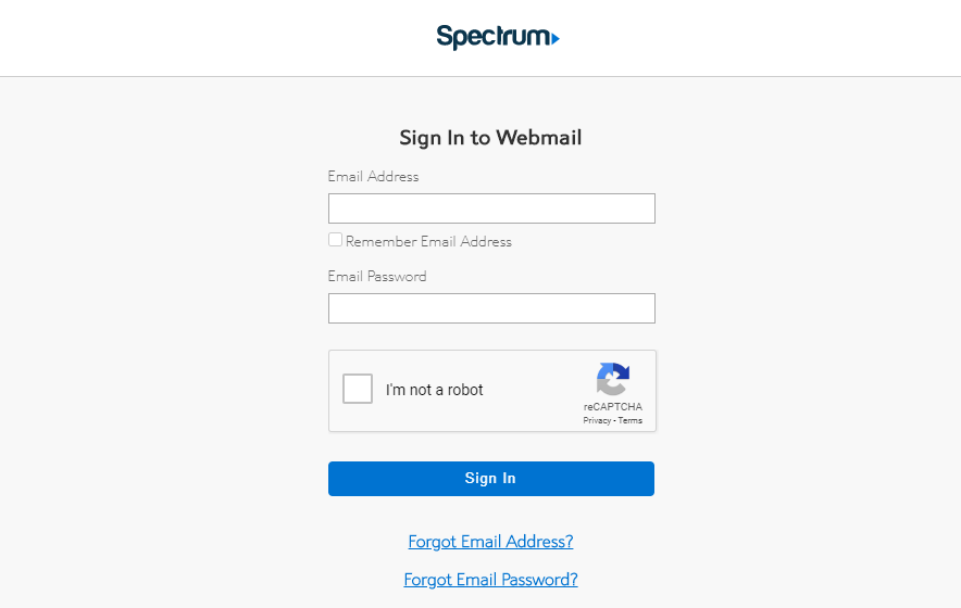 spectrum webmail