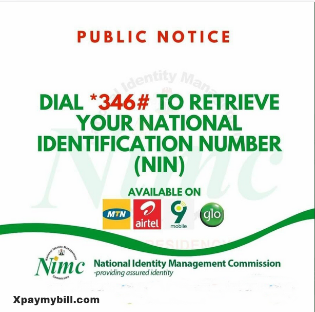 how to get my nin number via ussd code