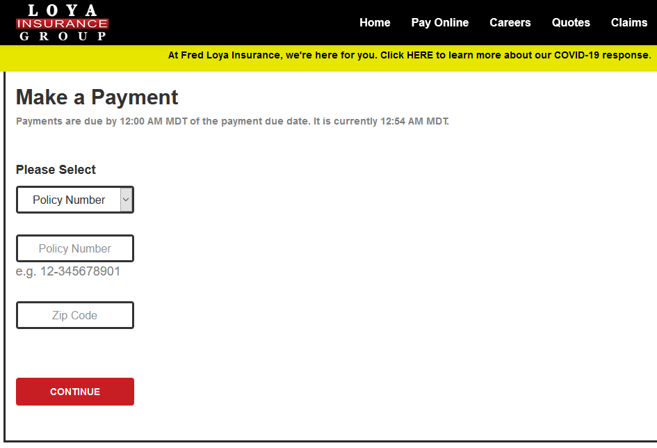Young America Insurance Login To Make a Payment www