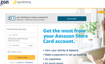 Amazon Store Card Payment Synchrony - www.syncbank/amazon Bill Pay