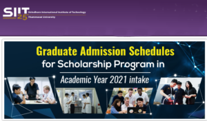 SIIT Scholarship in Thailand 2021-2022 for International Students - Fully Funded