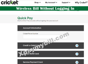 Cricket Wireless Pay Bill Online - Cricket Wireless Payment Options