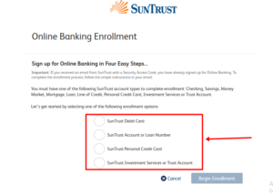 Online Banking Enrollment