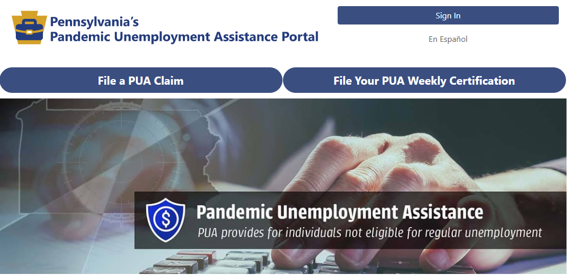 PUA Login PUA Unemployment Login Pandemic Unemployment Assistance 