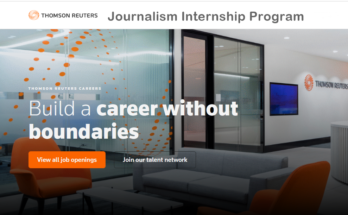 Thomson Reuters Journalism Internship Program