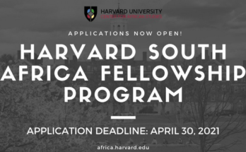 Harvard South Africa Fellowship Program 2023 - HSAFP 2023 for South Africans