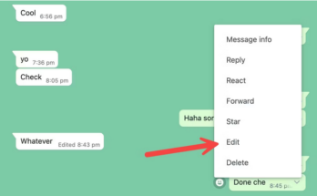 How To Edit WhatsApp Messages After Sending - Edit Sent WhatsApp Messages